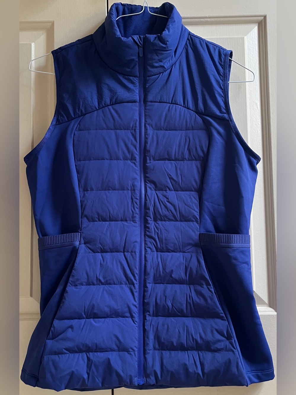LN!🍒LULULEMON sz 10 DOWN FOR IT ALL VEST PSYCHIC BLUE 700-Fill Jacket
